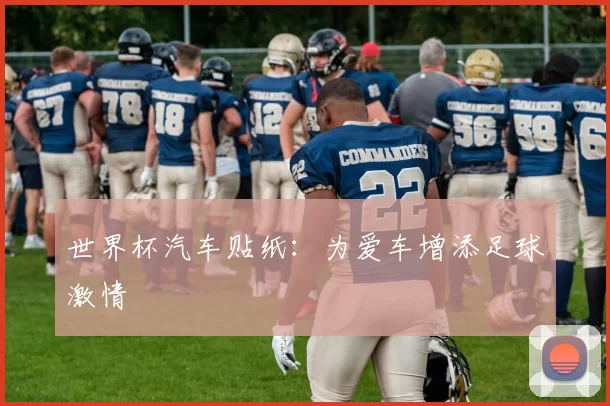 世界杯汽车贴纸:为爱车增添足球激情
